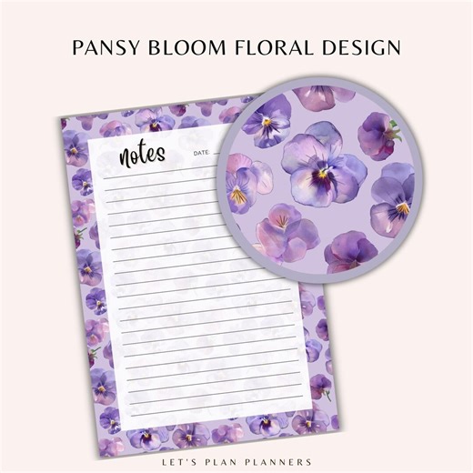 Note Paper Printables Instant Download 6 Styles Notes Lined Blank Dot Grid To-do List Planner and Journal Pages - Etsy