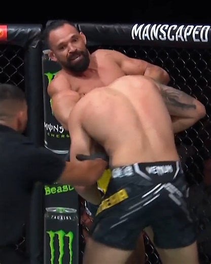 The backflip! The guillotine! The ultimate showman! Michel Pereira did it again at #UFC301! | UFC