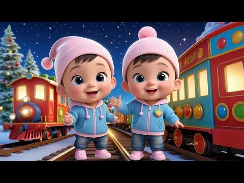 Choo Choo Train New Year Ride | Fun Action & Learning Video for Toddlers