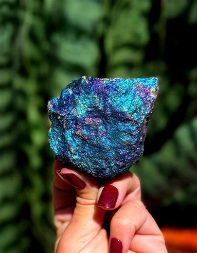 Peacock Ore Crystal Aka Bornite Crystal - Joyous, Uplifting Energy, Removes Blockages - Natural Crystal - Rainbow Crystal - Etsy UK
