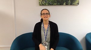 Here is Debbie demonstrating the Makaton sign for "thirsty". This...