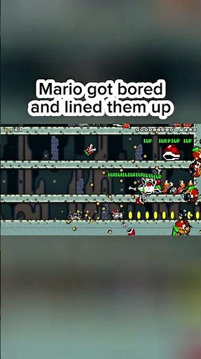 Mario when bored 🥱😂 #mario #nintendo #retrogaming