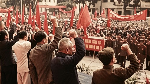 1979年影像，越南召开“打败中国”大会，展示缴获武器和俘虏造势