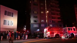 5 injured, 8 displaced in overnight fire at SF high-rise, firefighters say