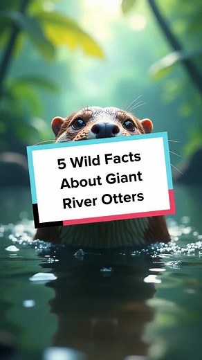 Dive into the Amazon with giant river otters! Discover where they live, how long they thrive, their wild behavior, hunting secrets, and quirky surprises. #wildlife #amazon #otters #naturefacts #animals #discovery