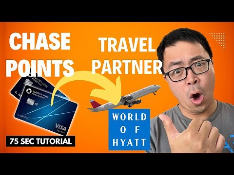 How to Transfer Chase Ultimate Rewards Points in LESS than 75 secs! Transfer Partner - Hyatt Hotel