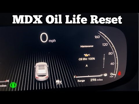 2022 -2024 Acura MDX - How To Reset Oil Life To 100% & Clear Oil Change Service Maintenance Reminder