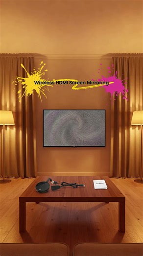 Wireless Display Receiver 1080p Hdmi Wifi Media Streamer Screen Mirroring Adapter, Suitable For Ios/Android/Windows Devices, Can Connect To Tvs, Monitors, And Projectors