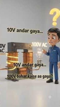 Where Does Extra Voltage Come From in a Transformer? 🤯 | Transformer Explained | Class 12 Physics