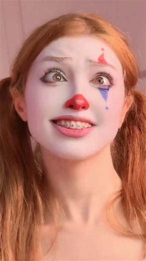 S. Elowen Fawn on Instagram: "Guys asking if I'm a dude...But I'm a totally clown pssy 🤭 #elowenclown #clowngirl #clownpssy #clownmakeup #clowncore"