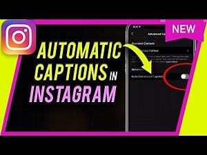 How to turn on automatic captions on Instagram - New IGTV Update