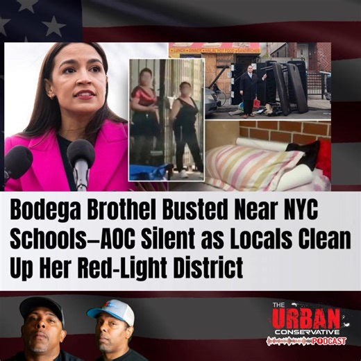 In May 2025, a brothel operating above a bodega near two public schools in Rep. Alexandria Ocasio-Cortez’s (D-NY) Queens district was shut down by the NYPD. Local leaders, including former Democratic state senator Hiram Monserrate, criticized Ocasio-Cortez for her lack of involvement in addressing the issue. Monserrate noted that despite organizing multiple rallies to close the establishment, the congresswoman did not participate or offer support. ￼ The brothel, referred to by locals as the “bod