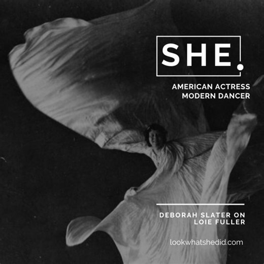 We're celebrating National Dance Day with this powerful story!Meet serpentine dancer Loie Fuller! She pioneered modern dance using fabric, cutting-edge lighting technology and her own genius to… | Look What SHE Did!