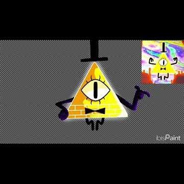 BILL CIPHER SPEED PAINT #art #billcipher #cartoon #viral #shorts
