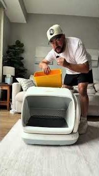 🐱 they finally made a HUGE enclosed automatic litter box for BIG cats