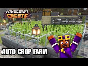 This Minecraft Create Farm Makes Too Many Crops