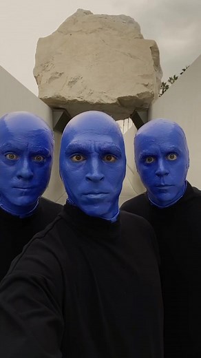 #bluetok model face. #modelchallenge #modelfacechallenge #bluemangroup | blue man group
