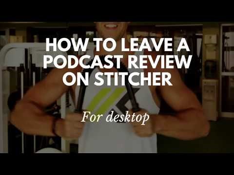 How to leave a podcast review for Stitcher