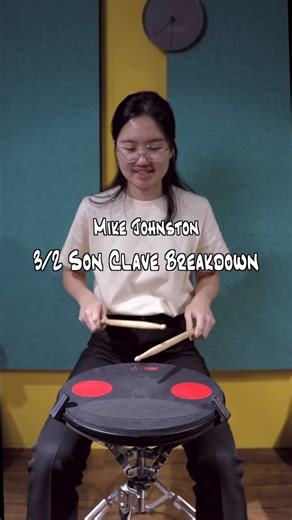 Wai Ling on Instagram: "Inspiration from the master @mikeslessons ! Just a little breakdown and warmup before going into the 3/2 son clave 🎅 🥢 @alphadrumworks @meinl.malaysia 🏠 @bobos.music.studio #wailingdrums #bobosmusicstudio #mikejohnston #splittonepad #padworkout #handspeeddrills #alphadrumworks #meinlmalaysia"