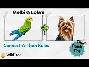 💡 #WikiTree Connect A Thon #rules