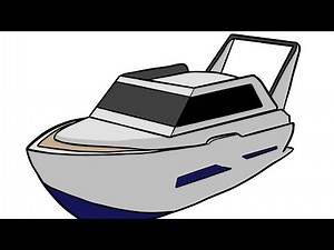 How to Draw A Yacht Easy Drawing for Kids
