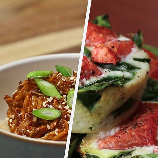 If you are trying to stick to low-calorie diet, try making these scrumptious recipes! Recipes: https://tasty.co/compilation/5-scrumptious-low-calorie-recipes | Tasty