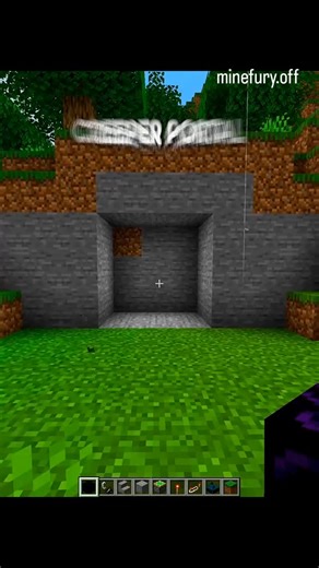 Minefury.off on Instagram: "Minecraft Creeper Portal💀"