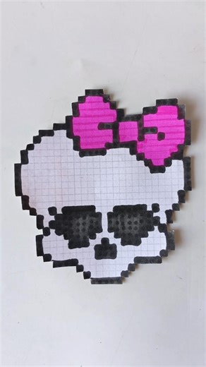 Spooky but Cute 👻💗 | Pixel Ghost Art | YT Shorts #shorts #pixelart