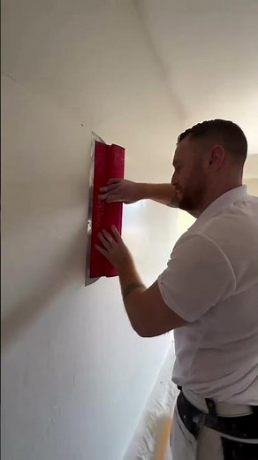 Applying a coating to a wall before painting #renovation #diy #coating #tip #tutorial
