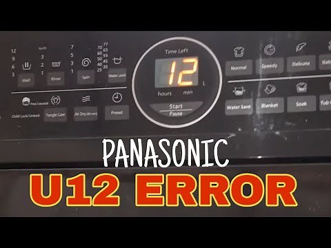 Panasonic U12 Error | Lid Sensor Problem