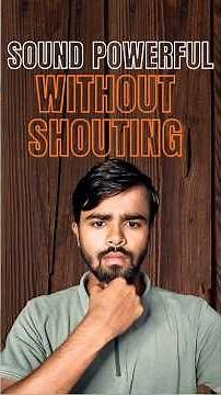 Stop Shouting, Start Sounding Powerful 🎤 | Voice Projection Hacks | Day 30 Communication Series”