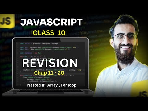 JavaScript | Class 10 | Revision chap 11 to 20 | JavaScript ES6+ | SMIT Modern Web Dev Batch 17