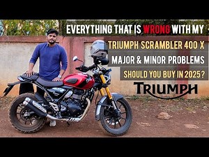 ALL PROBLEMS WITH MY TRIUMPH SCRAMBLER 400 X | OWNERSHIP REVIEW | TwoWheelTrails