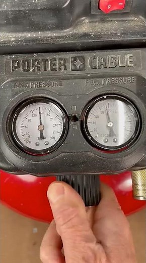 How to Adjust the Pressure of an Air Compressor #shorts