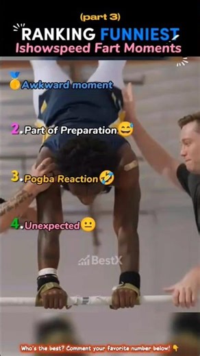 Ranking Funniest Ishowspeed Fart Moments (part 3)