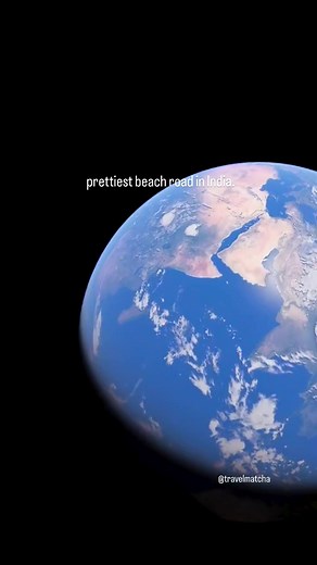 Prettiest Beach Road in India - Explore India's Coastal Beauty