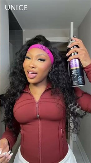 UNice Hair Real Ear To Ear 7x5 & HD Lace Wig Water Hair Black Color