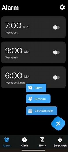 Alarm Clock with Timer, Clock and Stopwatch
