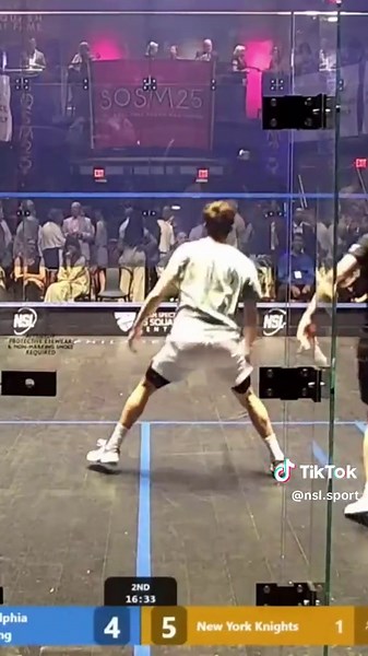 Squash Match Highlights: Philadelphia Lightning vs NY Knights