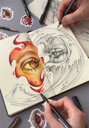 Art Club Sketchbook Tour — Link in BIO