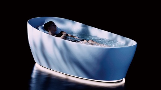 Discover TOTOUSA's Flotation Tub with ZERO DIMENSION for a luxurious way to #relax. TOTO’s flotation #bathtub with zero-gravity simulating #technology offers a weightless, tension-free floating experience. Get a closer look: https://bit.ly/3aaEtgD | NewsWatch TV