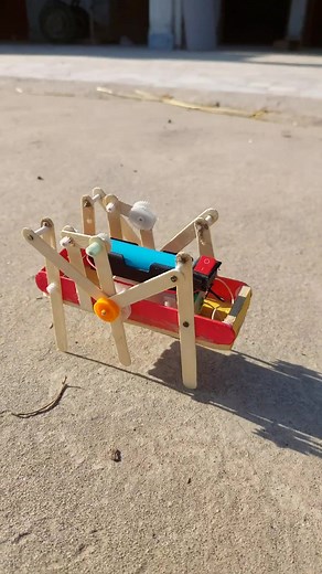 DIY Six-Legged Walking Robot - Science and Toy Project