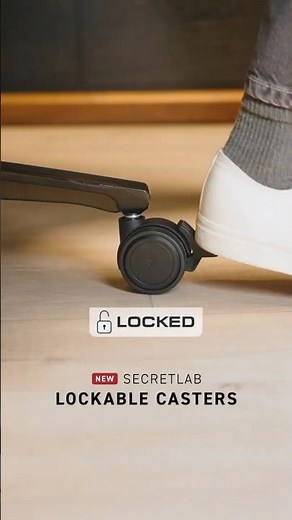 Secretlab Lockable Casters | Upgrade your wheels