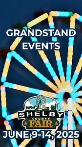 The County Fair is just something that feels like summer! Mark your calendars for your favorite Grandstand event or other events in out full schedule pinned on our page! | Shelby County Fair - Shelbyville, Indiana