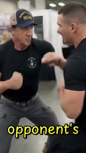Intense close-quarters combat showdown of a Barney Ross. #sylvesterstallone