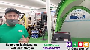 Basic Maintenance on a Briggs and Stratton Portable Generator. All Seasons RV, Ohio