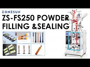 ZONESUN ZS-FS250 Automatic Powder Sachet Filling Sealing Machine