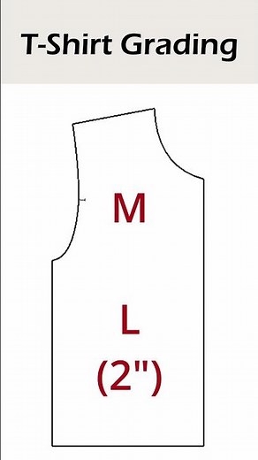 T-Shirt Body Grading