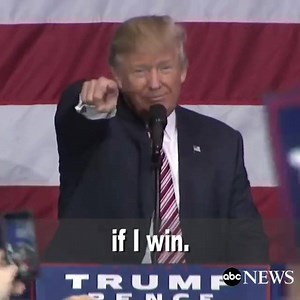 NEW: Donald J. Trump: "I will totally accept the results of this great and historic presidential election -- if I win." abcn.ws/2ebTQxY | ABC News
