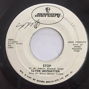 Clyde McPhatter with The Merry Melody Singers - Stop / The Best Man Cried